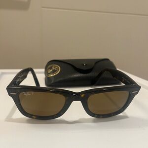 Ray-Ban RB2140 Original Wayfarer Polarized Square Sunglasses